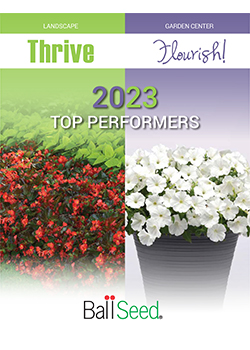 Cover of the 2023 THRIVE and FLOURISH brochure