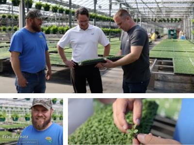 Collage of Bob's Market and Ball Seed employees