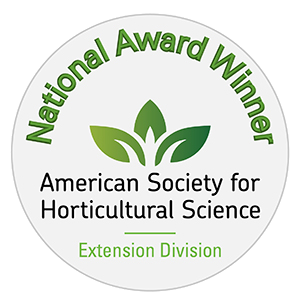 National Award Winner - American Society for Horticultural Science