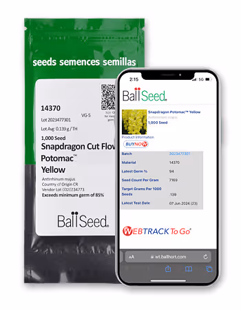 Cut Flowers seed packet